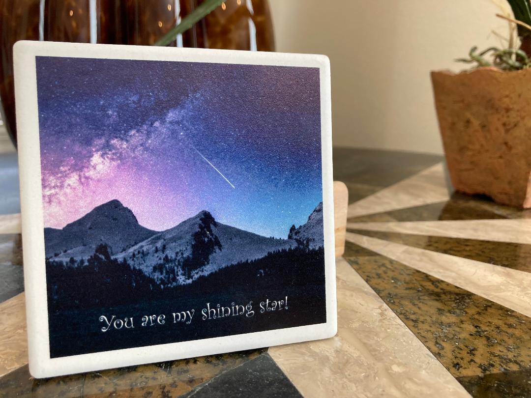 Star Deed Tile Drink Coaster
